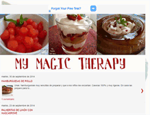 Tablet Screenshot of mymagictherapy.net